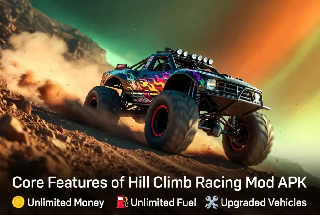 Core Features of Hill Climb Racing Mod APK (1)