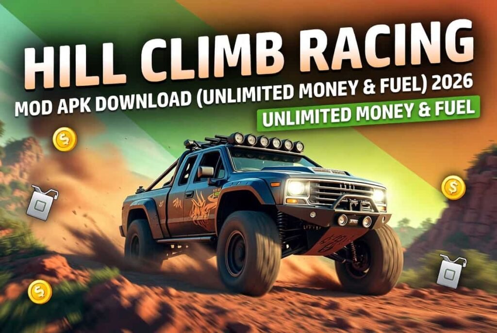Hill Climb Racing Mod APK Download (Unlimited Money & Fuel) 2026