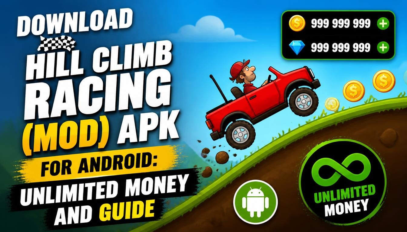 Download Hill Climb Racing (MOD) APK for Android Unlimited Money and Guide